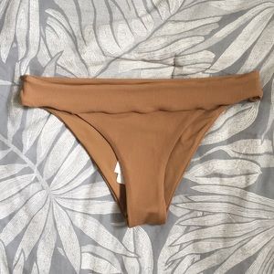 L space veronica ribbed bottom in chestnut